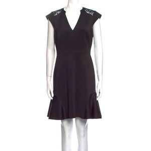 Rebecca Taylor Exclusive Black V neck Dress size 2